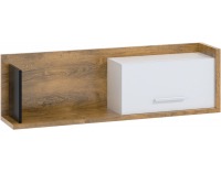 Obývacia izba Box - dub burgundský / biela / čierna