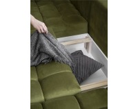 Rohová sedačka U s rozkladom Brava U P - béžová