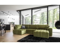 Rohová sedačka U s rozkladom Brava U P - béžová