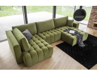 Rohová sedačka U s rozkladom Brava U P - béžová