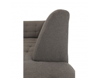 Rohová sedačka U s rozkladom a úložným priestorom Bridget L - sivohnedá (taupe)