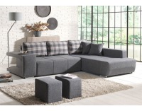 Rohová sedačka s rozkladom a úložným priestorom Bench - pepe 301