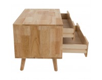 Nočný stolík Bruni - prírodná 