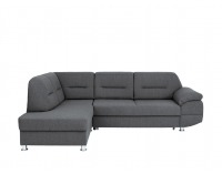 Rohová sedačka s rozkladom a úložným priestorom Alanis II L - sivá