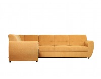 Rohová sedačka s rozkladom a úložným priestorom Algarve L - žltá