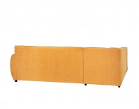 Rohová sedačka s rozkladom a úložným priestorom Algarve L - žltá