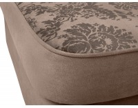 Rohová sedačka s rozkladom a úložným priestorom Amberg L - béžová / vzor / drevo (TX061)