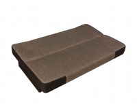 Pohovka s rozkladom a úložným priestorom Ania - hnedá / tmavohnedá