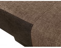 Pohovka s rozkladom a úložným priestorom Ania - hnedá / tmavohnedá