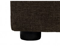 Pohovka s rozkladom a úložným priestorom Ania - hnedá / tmavohnedá