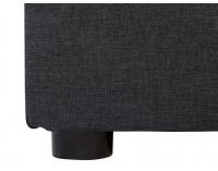 Pohovka s rozkladom a úložným priestorom Ania - sivá / grafitová