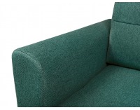 Kreslo Aradena - zelená / drevo (TX002)