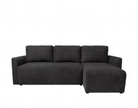 Rohová sedačka s rozkladom Arbon Lux L/P - čierna