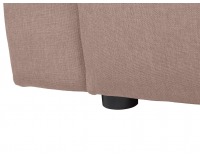 Rohová sedačka s rozkladom Arbon Lux L/P - ružová