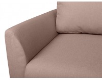 Rohová sedačka s rozkladom Arbon Lux L/P - ružová