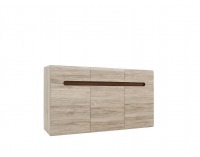 Komoda Azteca KOM3D3S/8/15 - dub san remo / wenge magia