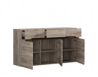 Komoda Azteca KOM3D3S/8/15 - dub san remo / wenge magia