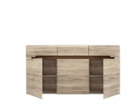 Komoda Azteca KOM3D3S/8/15 - dub san remo / wenge magia