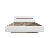 Posteľový rám Azteca LOZ/160 - dub san remo / biely lesk / wenge magia