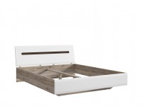 Posteľový rám Azteca LOZ/160 - dub san remo / biely lesk / wenge magia