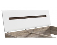 Posteľový rám Azteca LOZ/160 - dub san remo / biely lesk / wenge magia