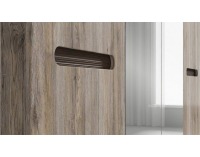Šatníková skriňa so zrkadlom Azteca SZF2D2L/21/22 - dub san remo / wenge magia