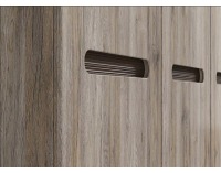 Šatníková skriňa Azteca SZF3D/21/18 - dub san remo / wenge magia