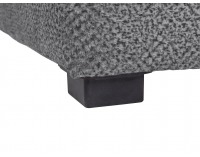 Rohová sedačka s rozkladom a úložným priestorom Barlo L - sivá