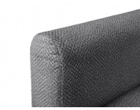 Rohová sedačka s rozkladom a úložným priestorom Barlo P - sivá