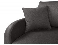 Rohová sedačka s rozkladom Bonao Lux L/P - tmavosivá