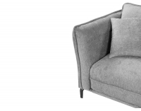 Rohová sedačka s rozkladom a úložným priestorom Borden Lux L - sivá