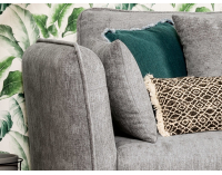 Rohová sedačka s rozkladom a úložným priestorom Borden Lux L - sivá