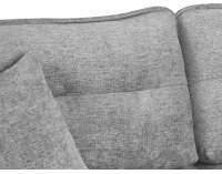 Rohová sedačka s rozkladom a úložným priestorom Borden Lux L - sivá