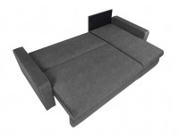 Rohová sedačka s rozkladom a úložným priestorom Brag Lux L/P - sivá
