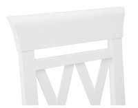 Jedálenská stolička Cannet - biela / sivá