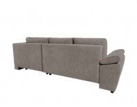 Rohová sedačka s rozkladom Carl II Lux P - hnedá