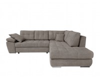 Rohová sedačka s rozkladom Carl II Lux P - hnedá