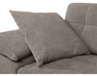 Rohová sedačka s rozkladom Carl II Lux P - hnedá