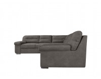 Rohová sedačka s rozkladom a úložným priestorom Cayo L - sivá