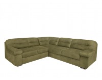 Rohová sedačka s rozkladom a úložným priestorom Cayo L - zelená