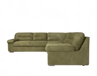 Rohová sedačka s rozkladom a úložným priestorom Cayo L - zelená