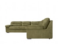 Rohová sedačka s rozkladom a úložným priestorom Cayo L - zelená