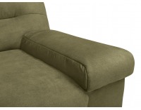 Rohová sedačka s rozkladom a úložným priestorom Cayo L - zelená