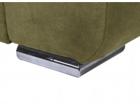 Rohová sedačka s rozkladom a úložným priestorom Cayo L - zelená