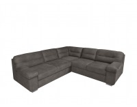 Rohová sedačka s rozkladom a úložným priestorom Cayo P - sivá