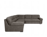Rohová sedačka s rozkladom a úložným priestorom Cayo P - sivá