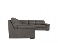 Rohová sedačka s rozkladom a úložným priestorom Cayo P - sivá