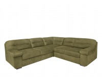 Rohová sedačka s rozkladom a úložným priestorom Cayo P - zelená