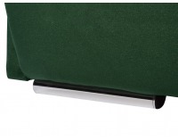 Pohovka s rozkladom a úložným priestorom Clarc II Lux - tmavozelená / vzor