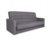 Pohovka s rozkladom a úložným priestorom Daka - sivá